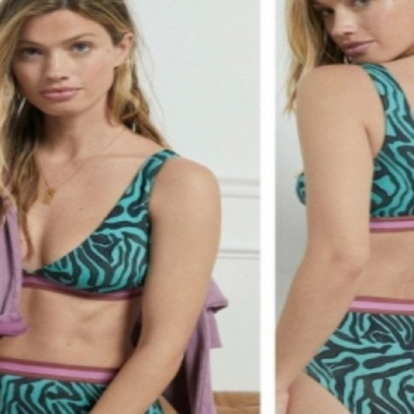 Anthropologie New waverly v-neck bralette  small - Picture 3 of 6